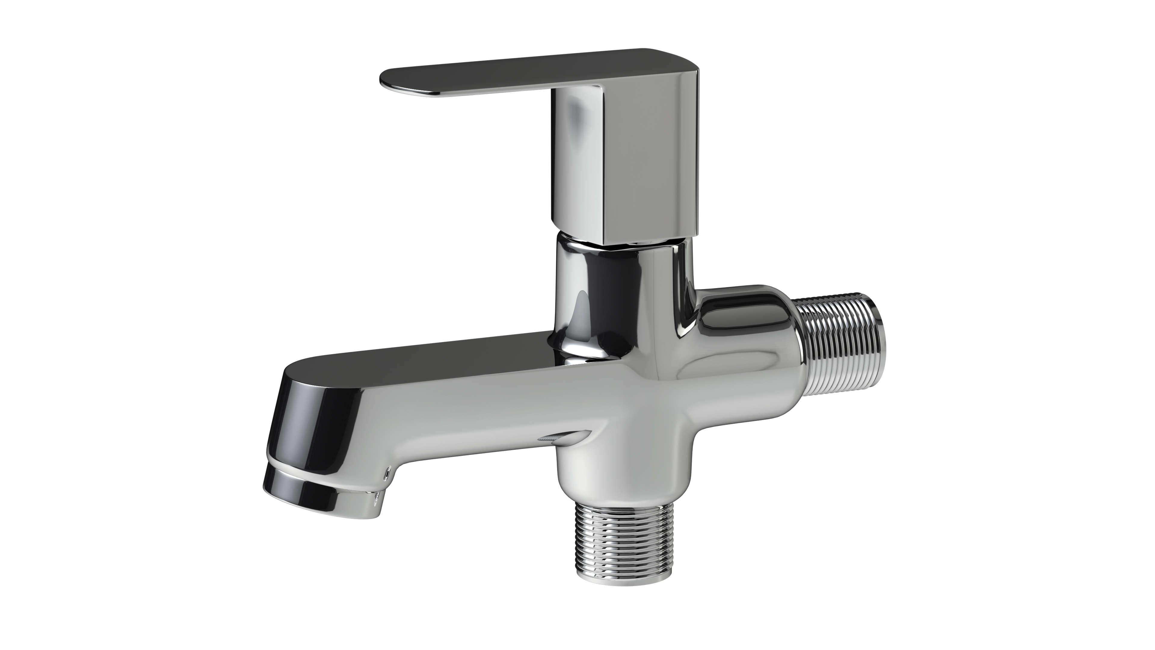 ARYA TWO IN ONE BIB COCK BRASS FAUCETS | 2 IN 1 BIB COCK SINGLE HANDLE | T051C0110