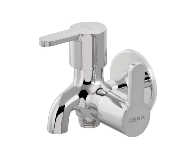 VICTOR CERA TWO WAY BIB COCK SIDE HANDLE | F1015161CH
