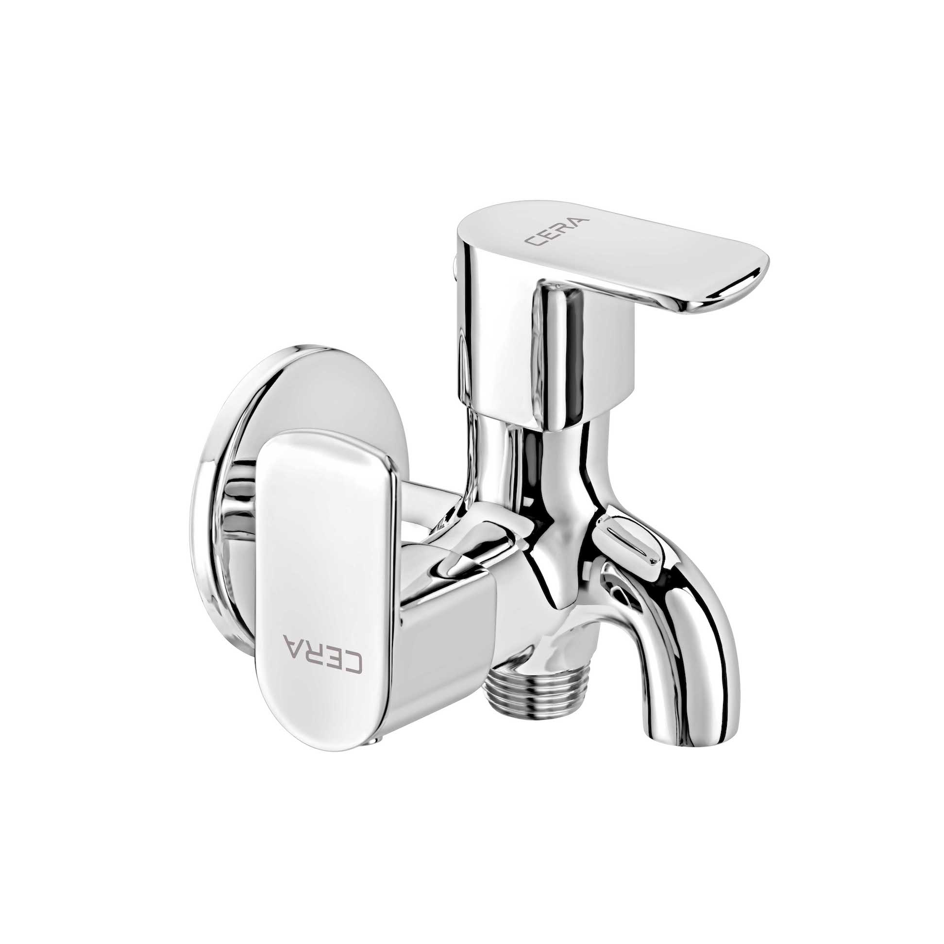 CHROMO CERA TWO WAY BIB COCK SIDE HANDLE | F1019161CH