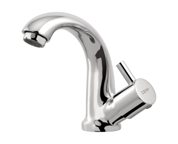 F2002105 CERA GARNET PILLAR COCK SWAN NECK RIGHT