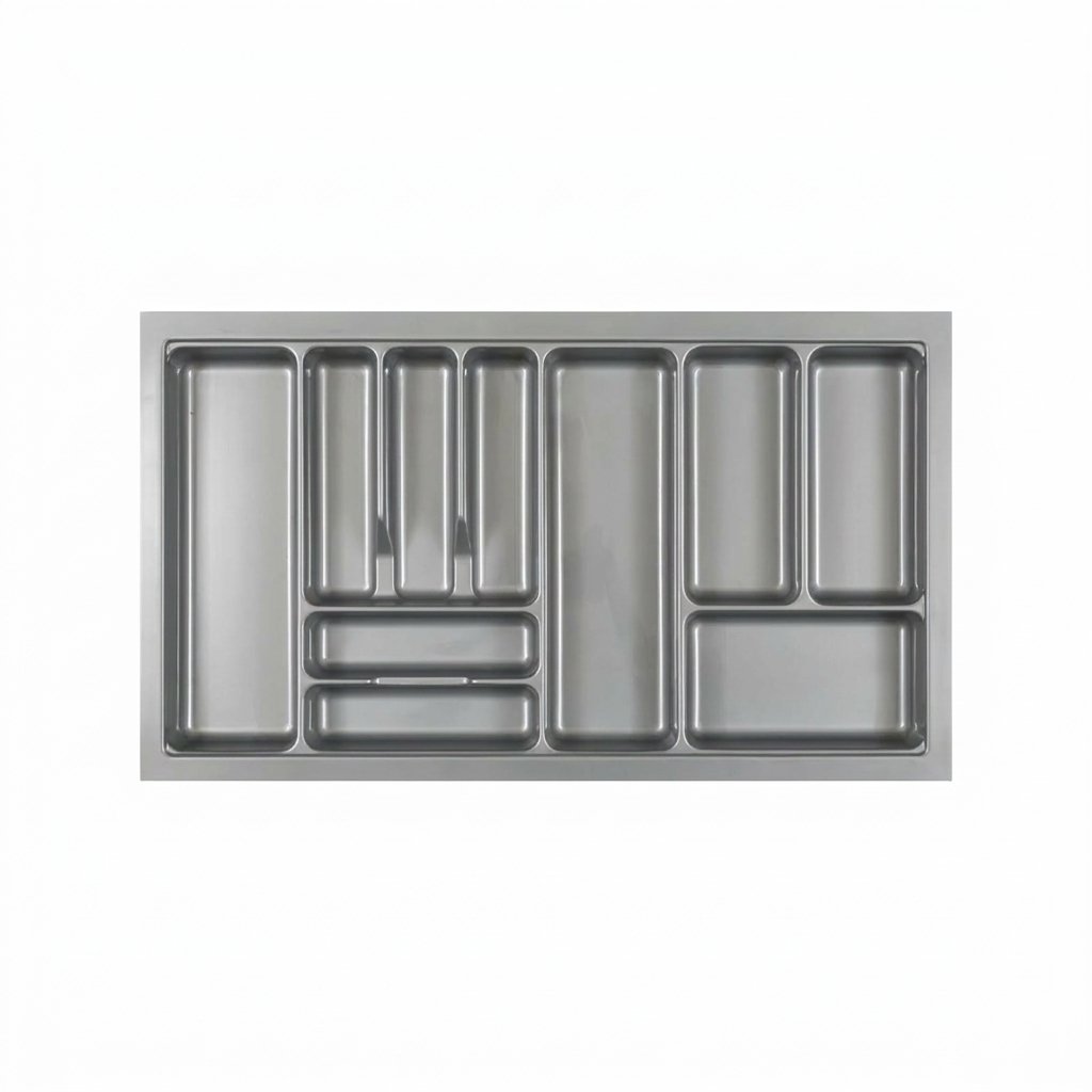 PVC Cutlery Tray with Clutter-free Organization with Defined Compartments