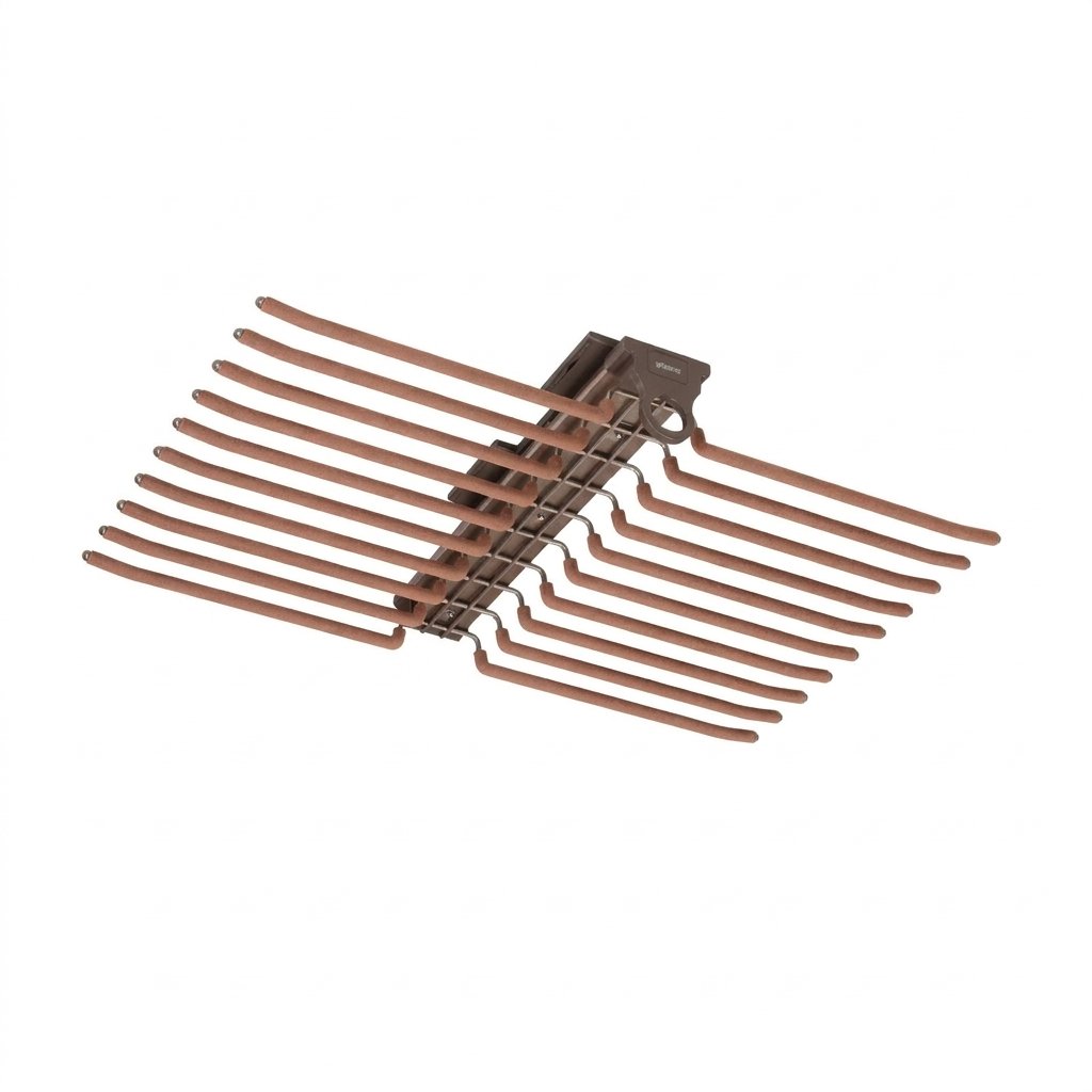 Double Pull-Out Hanger Rack | OZ-WBA-DTR 900MM MOCHA