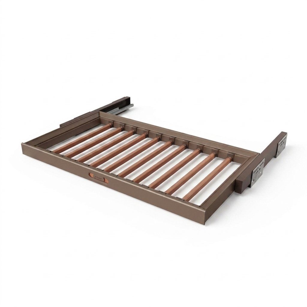 Pull-Out Trouser Rack | OZ-WBA-TR 600MM MOCHA