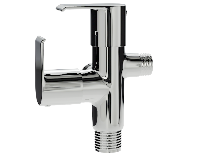SOFT TWO IN ONE ANGLE COCK BRASS FAUCETS | T051C0111