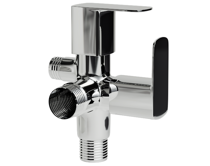 Arya Two Way Angle cock | 2 in one Angle Valve